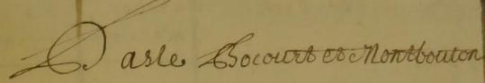 Dasle Bocourt et Montbouton