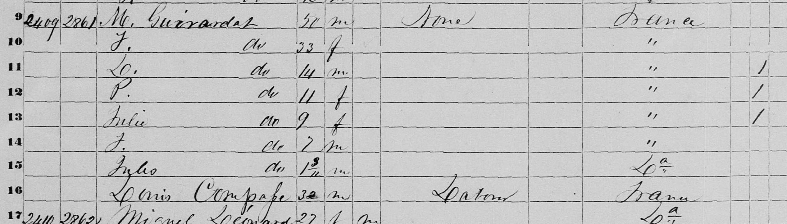 census 1850